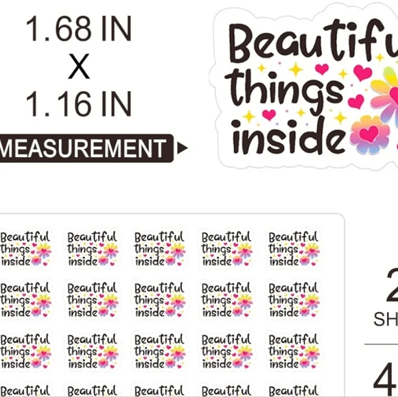 50 Ct   SMALL BUSINESS STICKER:Cute stickers for small business. - Picture 6 of 7